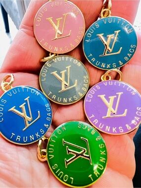 Unbranded Lot of 6  Colorful Enamel  trunks & bags Charm - Multi Color Options